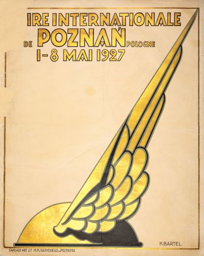 Plakat: Foire Internationale de Poznań, Pologne, 1-8 Mai 1927 (Międzynarodowe Targi w Poznaniu, 1-8 